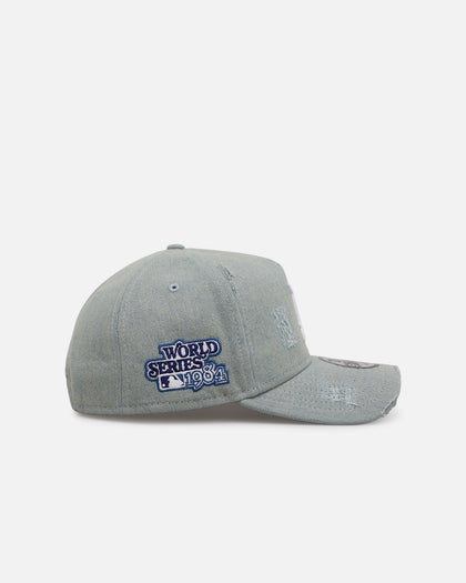 New Era Detroit Tigers 'Denim' 9FORTY A-Frame Snapback Light Wash Denim