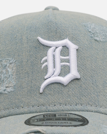 New Era Detroit Tigers 'Denim' 9FORTY A-Frame Snapback Light Wash Denim
