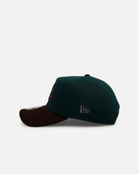 New Era Atlanta Braves 'Rainforest' 9FORTY A-Frame Snapback Green/Brown