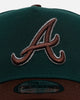 New Era Atlanta Braves 'Rainforest' 9FORTY A-Frame Snapback Green/Brown