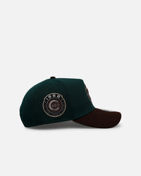 New Era Chicago Cubs 'Rainforest' 9FORTY A-Frame Snapback Green/Brown
