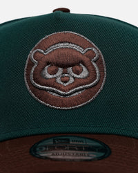 New Era Chicago Cubs 'Rainforest' 9FORTY A-Frame Snapback Green/Brown