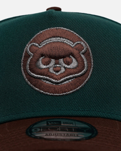 New Era Chicago Cubs 'Rainforest' 9FORTY A-Frame Snapback Green/Brown
