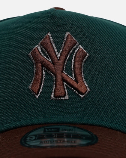 New Era New York Yankees 'Rainforest' 9FORTY A-Frame Snapback Green/Brown