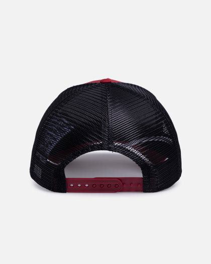 New Era AS Roma 'Tonal' 9FORTY A-Frame Trucker Snapback Dark Red