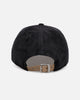 New Era Atlanta Braves 'Suede' 9FORTY A-Frame Strapback Black/Tan