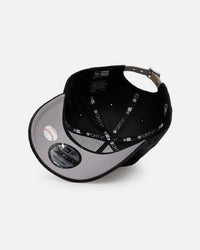 New Era Atlanta Braves 'Suede' 9FORTY A-Frame Strapback Black/Tan