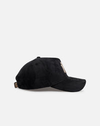 New Era New York Yankees 'Suede' 9FORTY A-Frame Strapback Black/Tan