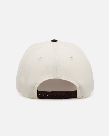 New Era Los Angeles Angels 'Pink Satin Pink Hearts Walnut' 9FORTY A-Frame Snapback Chrome/Walnut