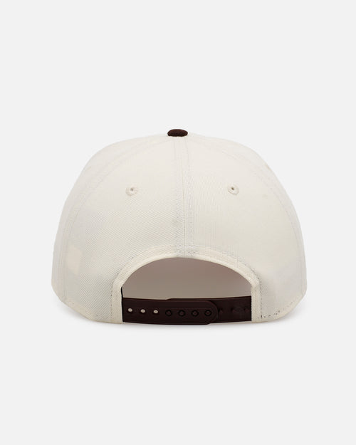 New Era Los Angeles Angels 'Pink Satin Pink Hearts Walnut' 9FORTY A-Frame Snapback Chrome/Walnut