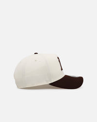 New Era Oakland Athletics 'Pink Satin Pink Hearts Walnut' 9FORTY A-Frame Snapback Chrome/Walnut