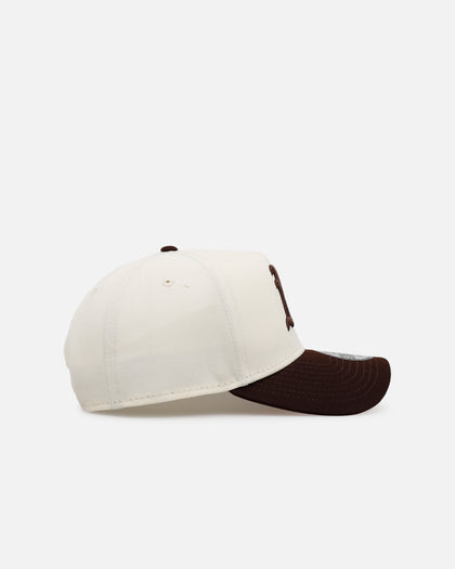 New Era Oakland Athletics 'Pink Satin Pink Hearts Walnut' 9FORTY A-Frame Snapback Chrome/Walnut