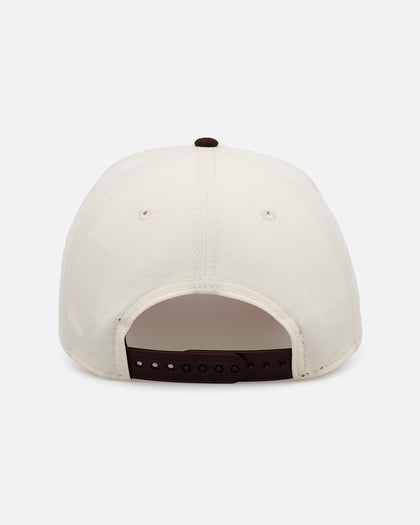 New Era Los Angeles Dodgers 'Pink Satin Pink Hearts Walnut' 9FORTY A-Frame Snapback Chrome/Walnut