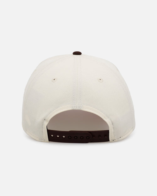 New Era Los Angeles Dodgers 'Pink Satin Pink Hearts Walnut' 9FORTY A-Frame Snapback Chrome/Walnut