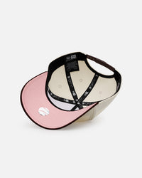 New Era Washington Nationals 'Pink Satin Pink Hearts Walnut' 9FORTY A-Frame Snapback Chrome/Walnut