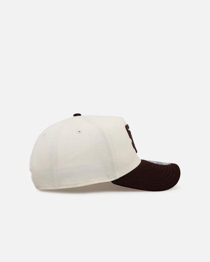 New Era San Diego Padres 'Pink Satin Pink Hearts Walnut' 9FORTY A-Frame Snapback Chrome/Walnut