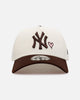 New Era New York Yankees 'Pink Satin Pink Hearts Walnut' 9FORTY A-Frame Snapback Chrome/Walnut