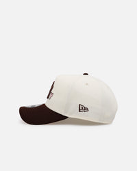 New Era New York Yankees 'Pink Satin Pink Hearts Walnut' 9FORTY A-Frame Snapback Chrome/Walnut