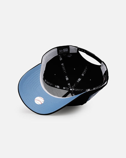 New Era Los Angeles Dodgers 'Black And Sky Blue' 9FORTY A-Frame Snapback Black/Sky Blue