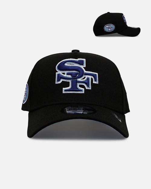 New Era San Francisco 49ers 'Black And Sky Blue' 9FORTY A-Frame Snapback Black/Sky Blue