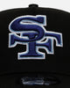 New Era San Francisco 49ers 'Black And Sky Blue' 9FORTY A-Frame Snapback Black/Sky Blue
