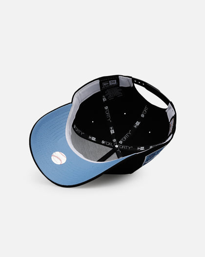New Era Seattle Mariners 'Black And Sky Blue' 9FORTY A-Frame Snapback Black/Sky Blue