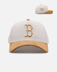 New Era Boston Red Sox 'Honey Pot' 9FORTY A-Frame Snapback Stone/Wheat