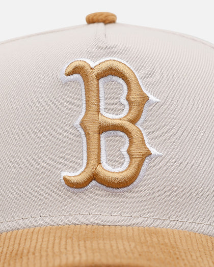 New Era Boston Red Sox 'Honey Pot' 9FORTY A-Frame Snapback Stone/Wheat