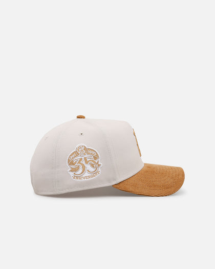 New Era Los Angeles Angels 'Honey Pot' 9FORTY A-Frame Snapback Stone/Wheat