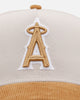 New Era Los Angeles Angels 'Honey Pot' 9FORTY A-Frame Snapback Stone/Wheat