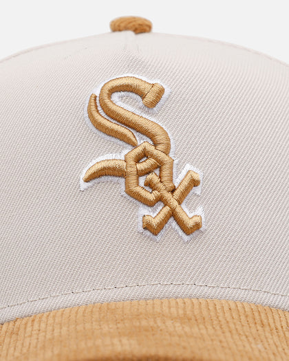New Era Chicago White Sox 'Honey Pot' 9FORTY A-Frame Snapback Stone/Wheat