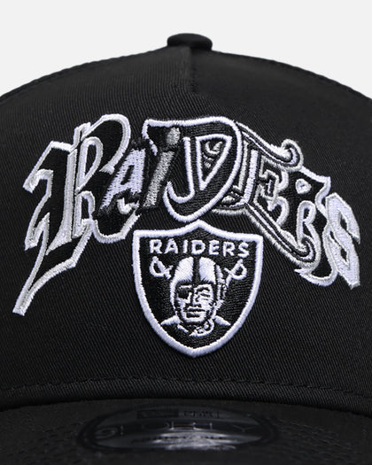 New Era Las Vegas Raiders 'Multi Letter' 9FORTY A-Frame Snapback Black