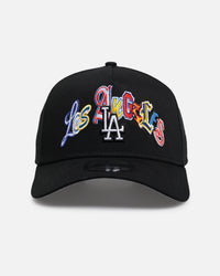 New Era Los Angeles Dodgers 'Multi Letter' 9FORTY A-Frame Snapback Black