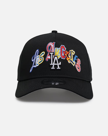 New Era Los Angeles Dodgers 'Multi Letter' 9FORTY A-Frame Snapback Black