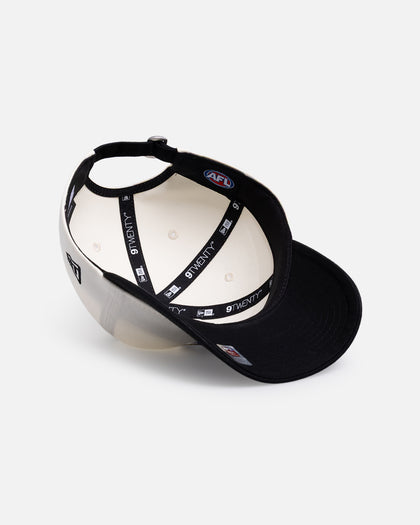New Era Collingwood Magpies 'AFL 26 2 Tone Heritage' 9TWENTY Strapback White