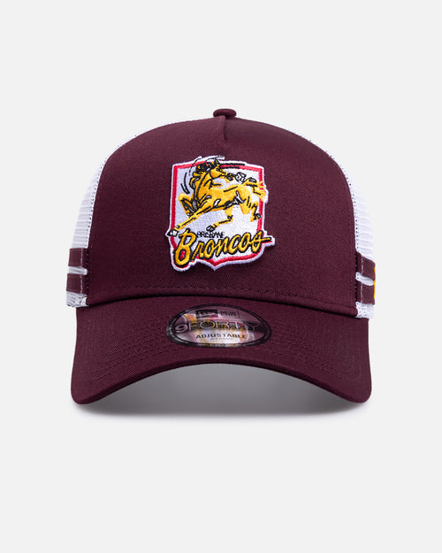 New Era Brisbane Broncos 'NRL 26 Retro Trucker' 9FORTY A-Frame Snapback Original Team Colours