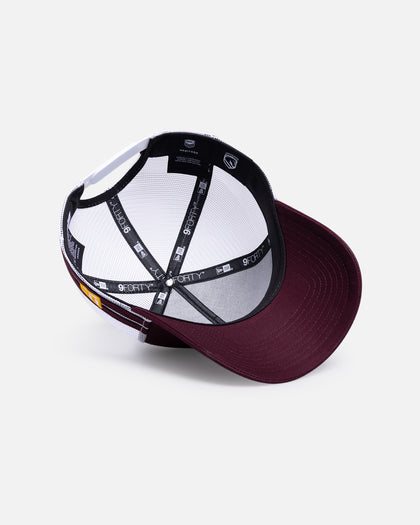 New Era Brisbane Broncos 'NRL 26 Retro Trucker' 9FORTY A-Frame Snapback Original Team Colours
