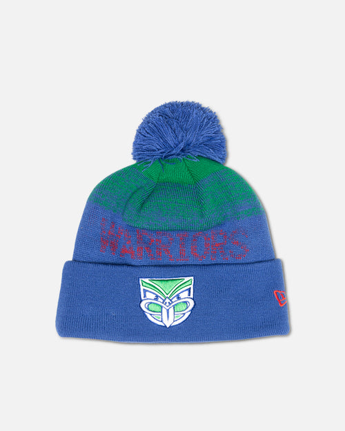 New Era New Zealand Warriors 'NRL Ombre Marle' Knitted Beanie Official Team Colour