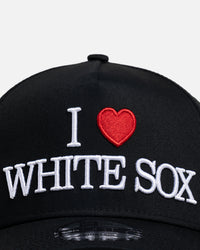 New Era Chicago White Sox 'Lovers' 9FORTY A-Frame Snapback Black