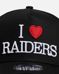 New Era Las Vegas Raiders 'Lovers' 9FORTY A-Frame Snapback Black