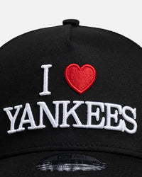New Era New York Yankees 'Lovers' 9FORTY A-Frame Snapback Black