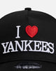 New Era New York Yankees 'Lovers' 9FORTY A-Frame Snapback Black