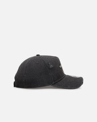 New Era Houston Astros 'Patent Leather' 9FORTY A-Frame Strapback Washed Black