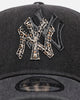 New Era New York Yankees 'Patent Leather' 9FORTY A-Frame Strapback Washed Black