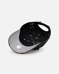 New Era New York Yankees 'Patent Leather' 9FORTY A-Frame Strapback Washed Black