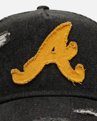 New Era Atlanta Braves 'Denim 2.0' 9FORTY A-Frame Strapback Black