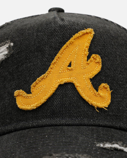 New Era Atlanta Braves 'Denim 2.0' 9FORTY A-Frame Strapback Black