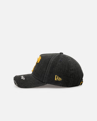 New Era Texas Rangers 'Denim 2.0' 9FORTY A-Frame Strapback Black