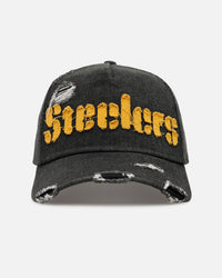 New Era Pittsburgh Steelers 'Denim 2.0' 9FORTY A-Frame Strapback Black