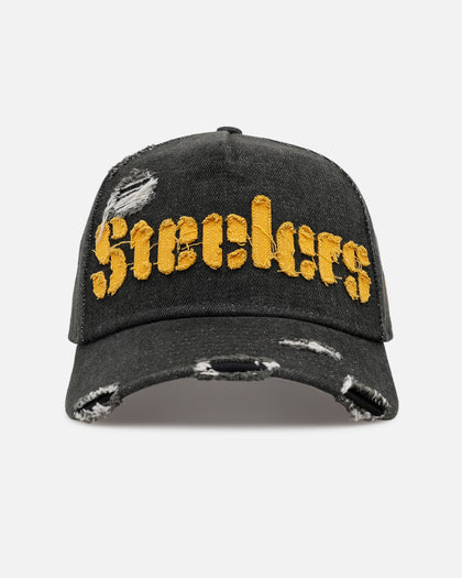 New Era Pittsburgh Steelers 'Denim 2.0' 9FORTY A-Frame Strapback Black
